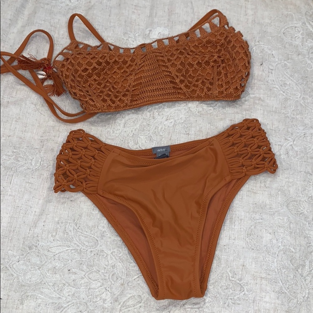 Never worn Crochet looking bikini